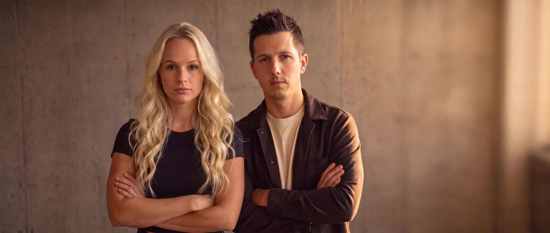 Katie Cross and Grant Cross, who run Genesis together